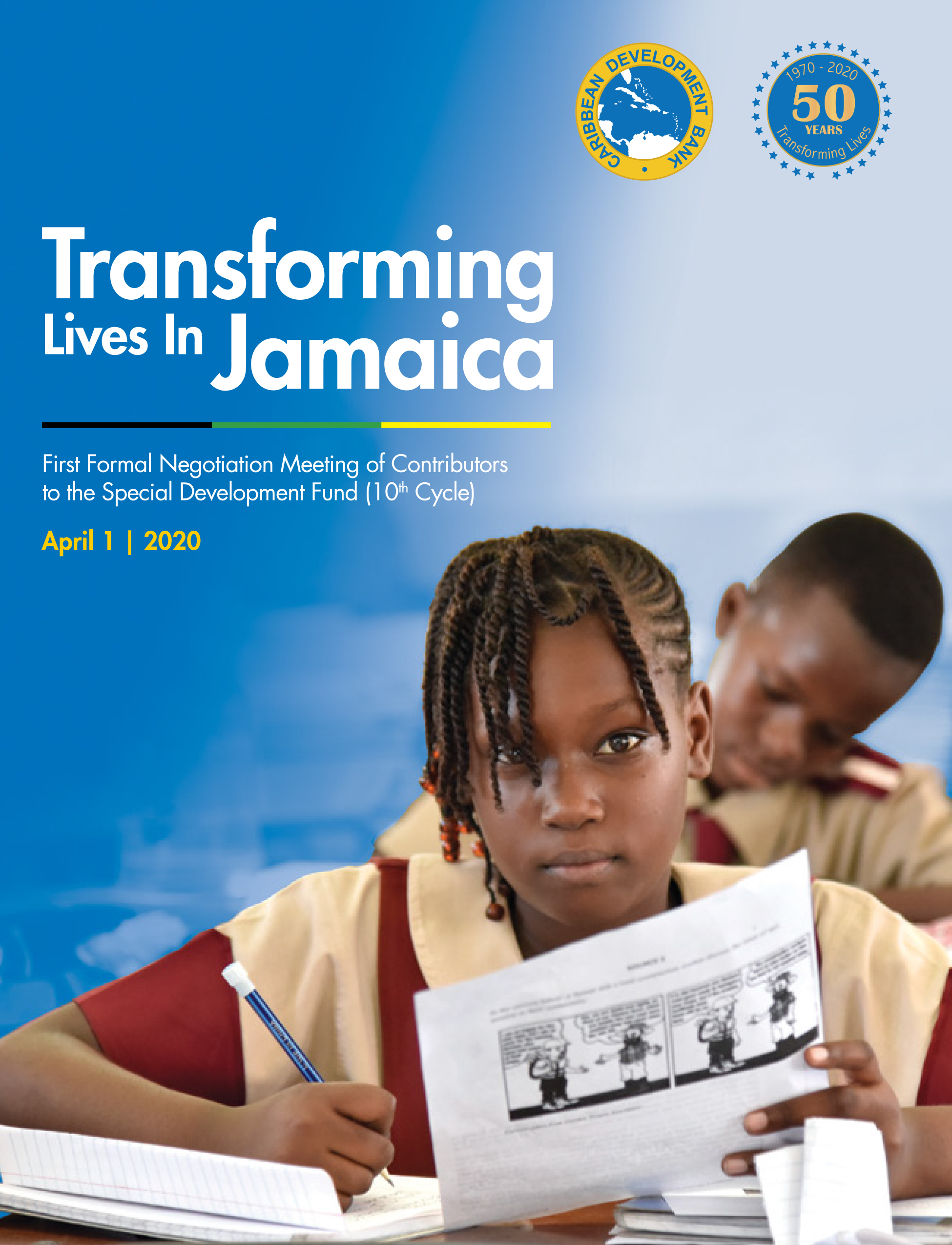 The booklet (mobile-friendly for offline reading) provides an overview on CDB Special Development Fund (SDF), the situation in Jamaica, and six stories on projects, implemented by the Basic Needs Trust Fund (BNTF), a programme of the SDF, between 2013 and 2019 in Jamaica.  

https://www.caribank.org/sites/default/files/publication-resources/SDF Project Booklet final.pdf

